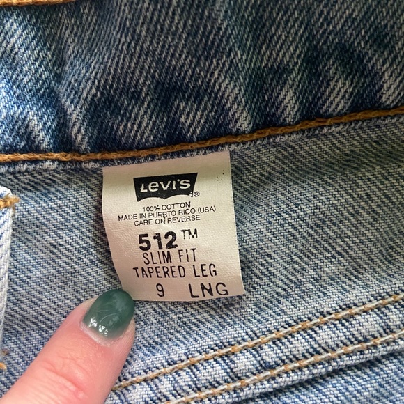 Vintage Levi’s 512 cut off shorts - Picture 6 of 6